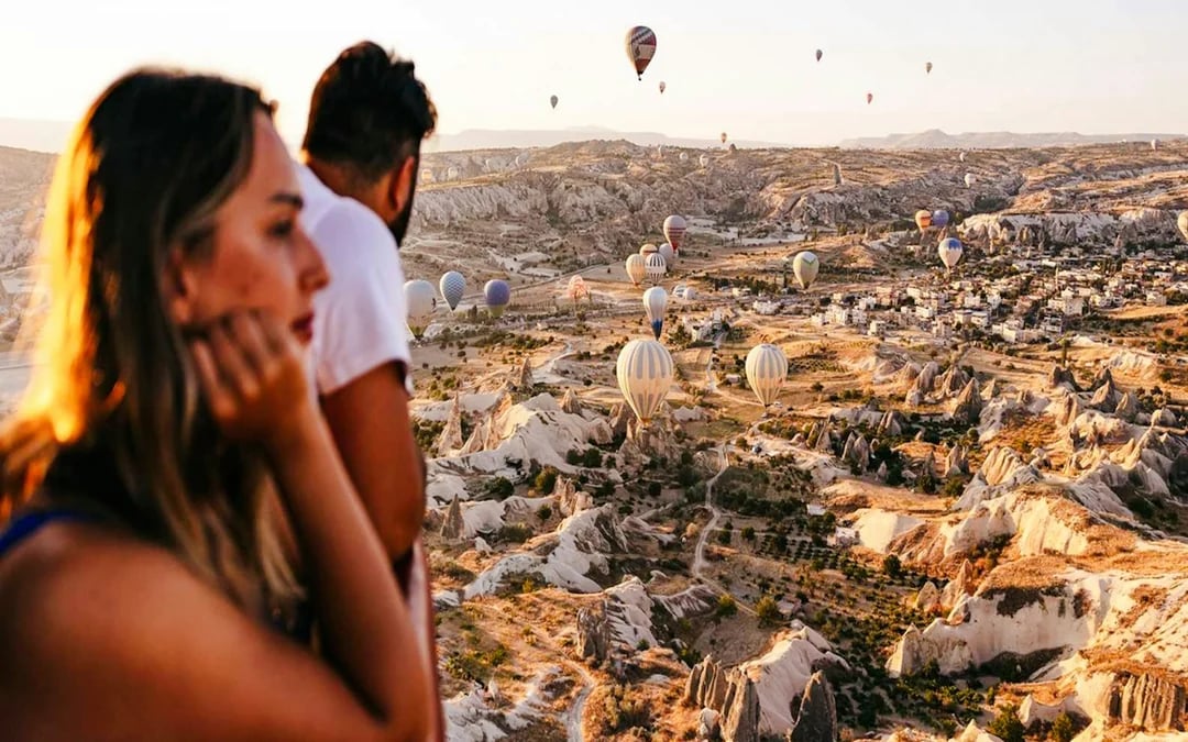 Cappadocia Sunrise Hot Air Balloon Watching Tour with Hotel Transfers Image 1