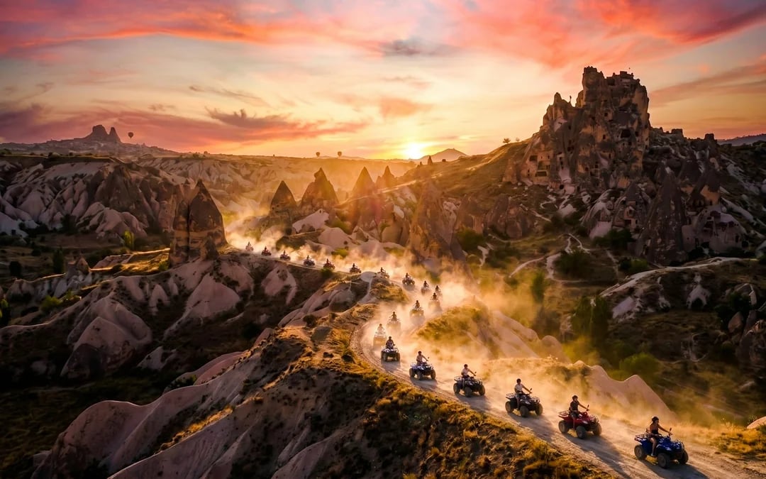 Cappadocia Sunset ATV Quad Bike Tour with Hotel Transfers Image 1