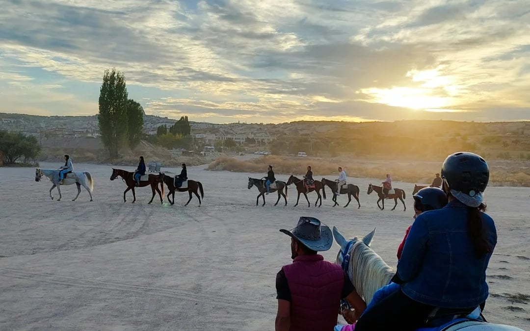 Cappadocia Sunset Horseback Riding Tour with Hotel Transfers Image 1