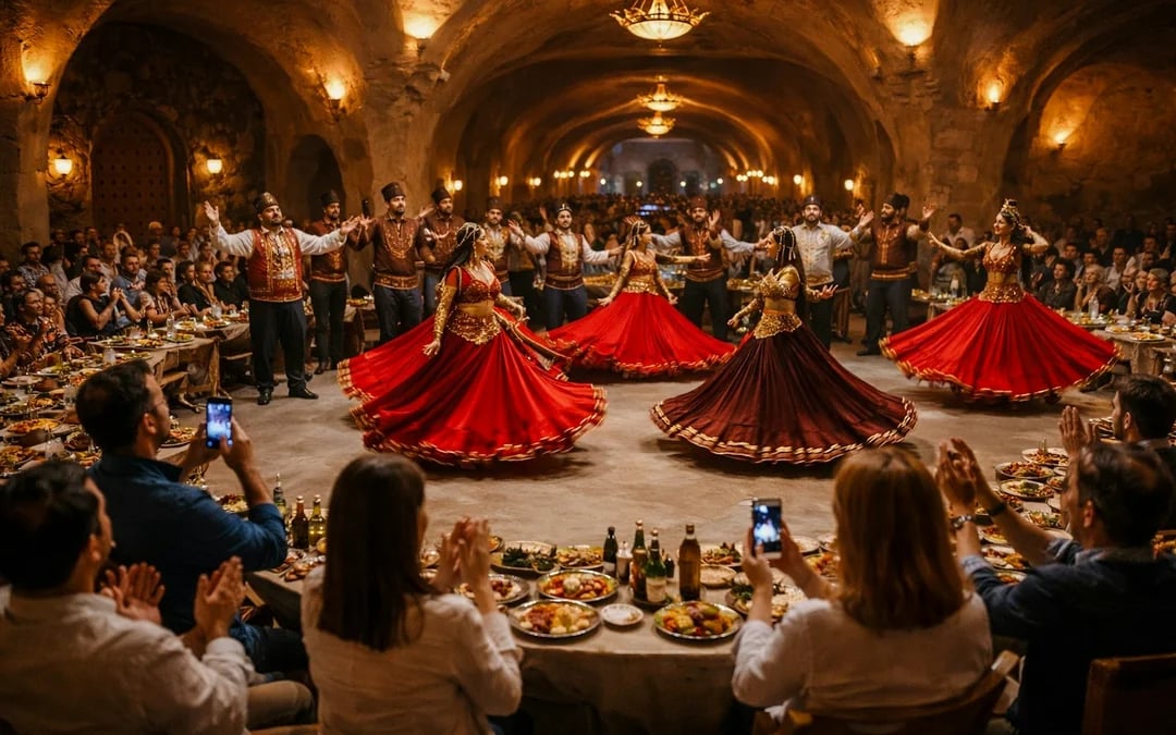 Cappadocia Turkish Night Show with Dinner and Unlimited Drinks Including Hotel Transfers Image 1