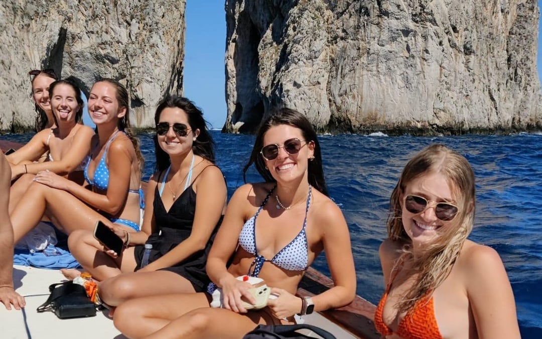 Capri Boat Tour with Swimming Stop, Local Snacks, and Homemade Limoncello Image 1