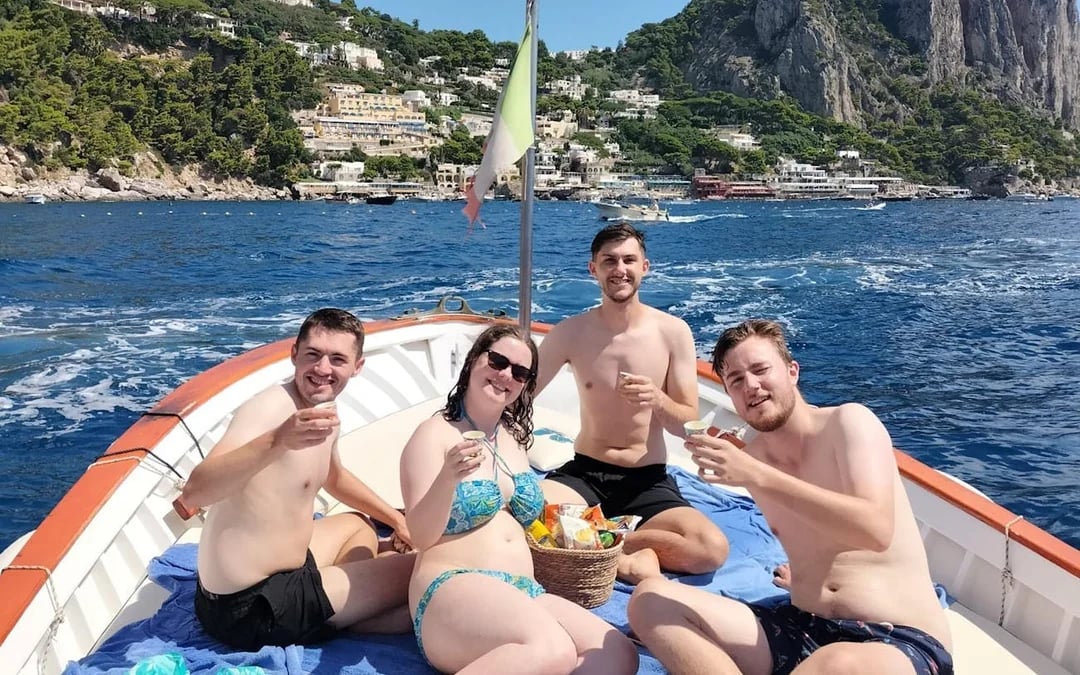 Capri Boat Tour with Swimming Stop, Local Snacks, and Homemade Limoncello Image 6