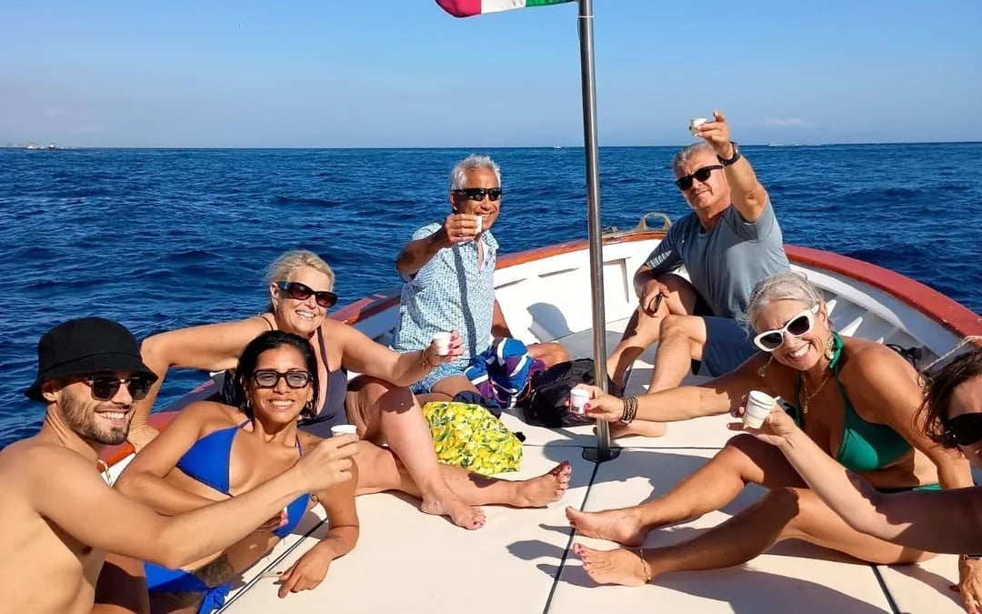 Capri Boat Tour with Swimming Stop, Local Snacks, and Homemade Limoncello Image 7