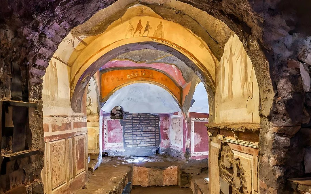 Capuchin Crypt, Christian Catacombs & San Martino ai Monti Tour with Transfers Image 5