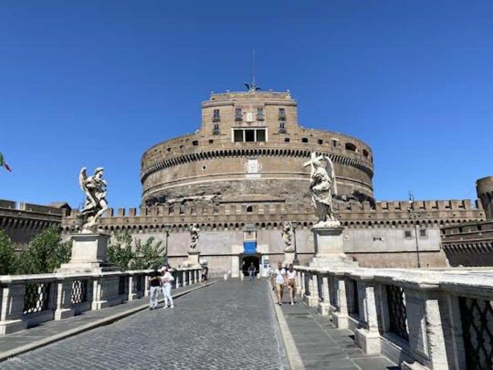 Castel Sant'Angelo access with panoramic views of Rome