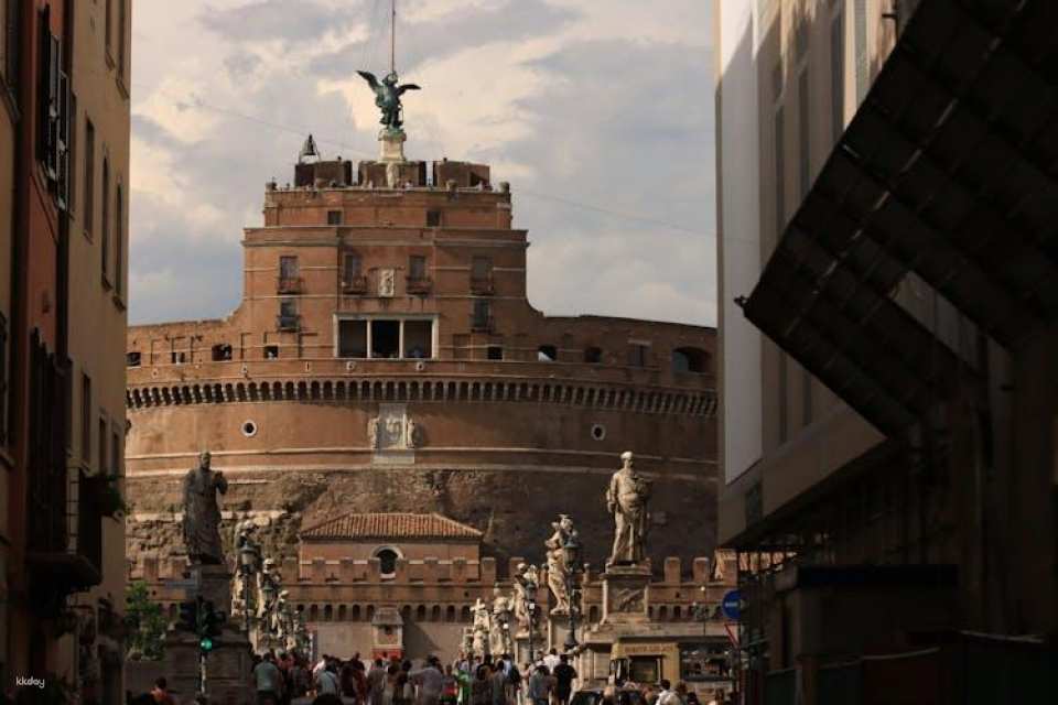 Castel Sant'Angelo access with panoramic views of Rome