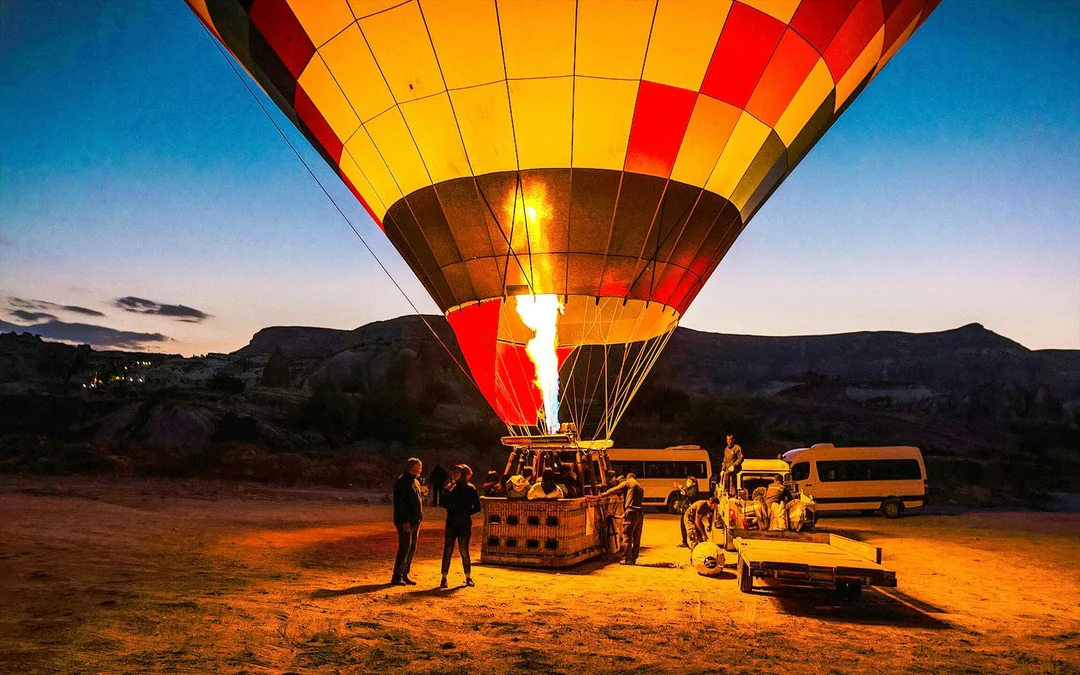 Cat Valley Sunrise Hot Air Balloon Tour with Breakfast & Transfers Image 3