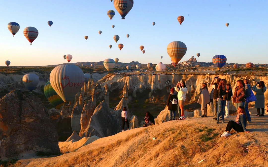 Cat Valley Sunrise Hot Air Balloon Tour with Breakfast & Transfers Image 4