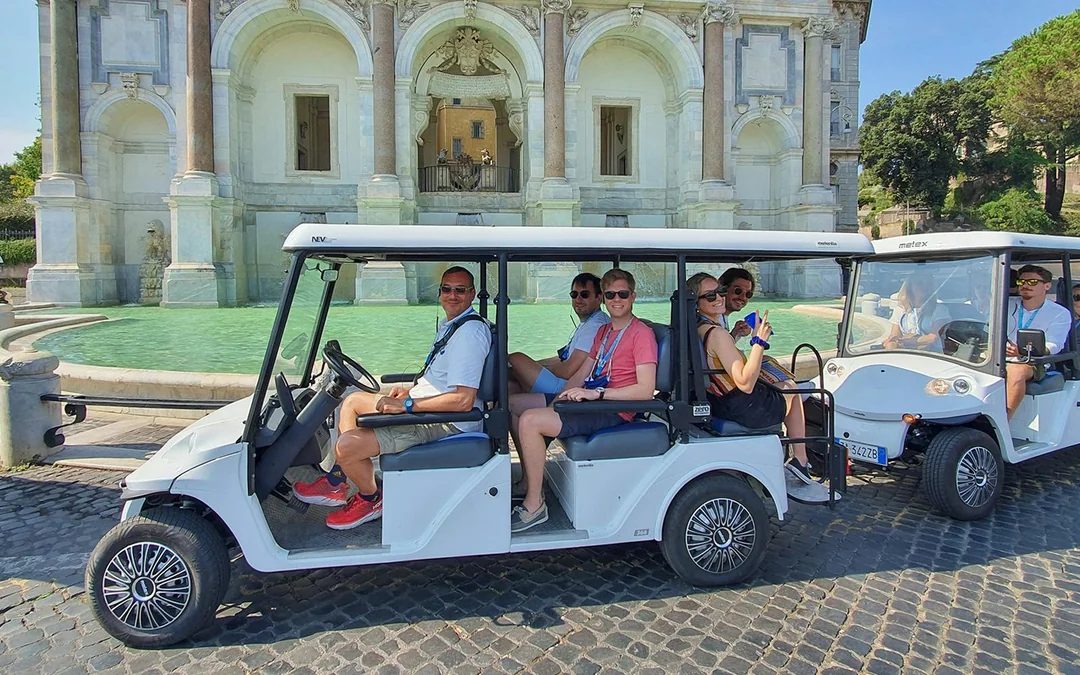 Catacombs and Appian Way Golf Cart Tour - 3 hr Image 1