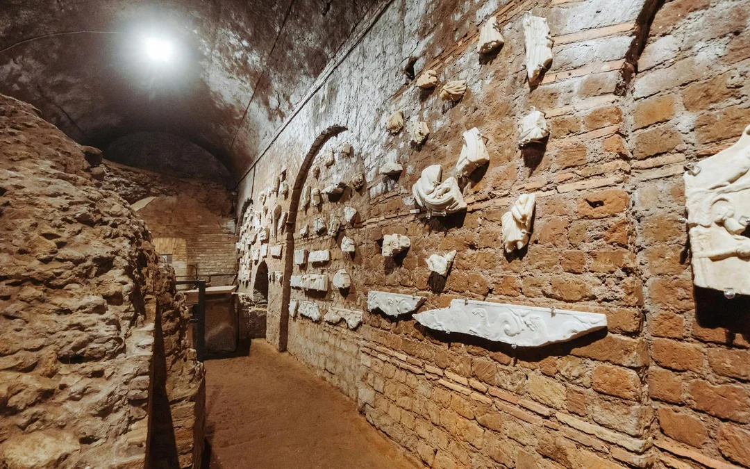 Catacombs of St. Sebastian Guided Tour with Aqueducts & Appian Way Image 4