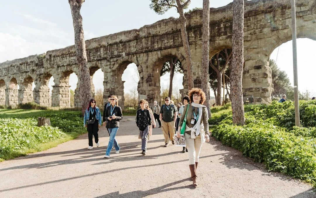 Catacombs of St. Sebastian Guided Tour with Aqueducts & Appian Way Image 5
