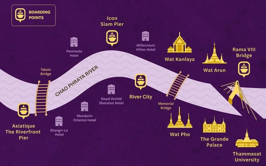 Chao Phraya Tourist Boat: Bangkok 1-Day Hop-on-Hop-off Boat Tour Image 2