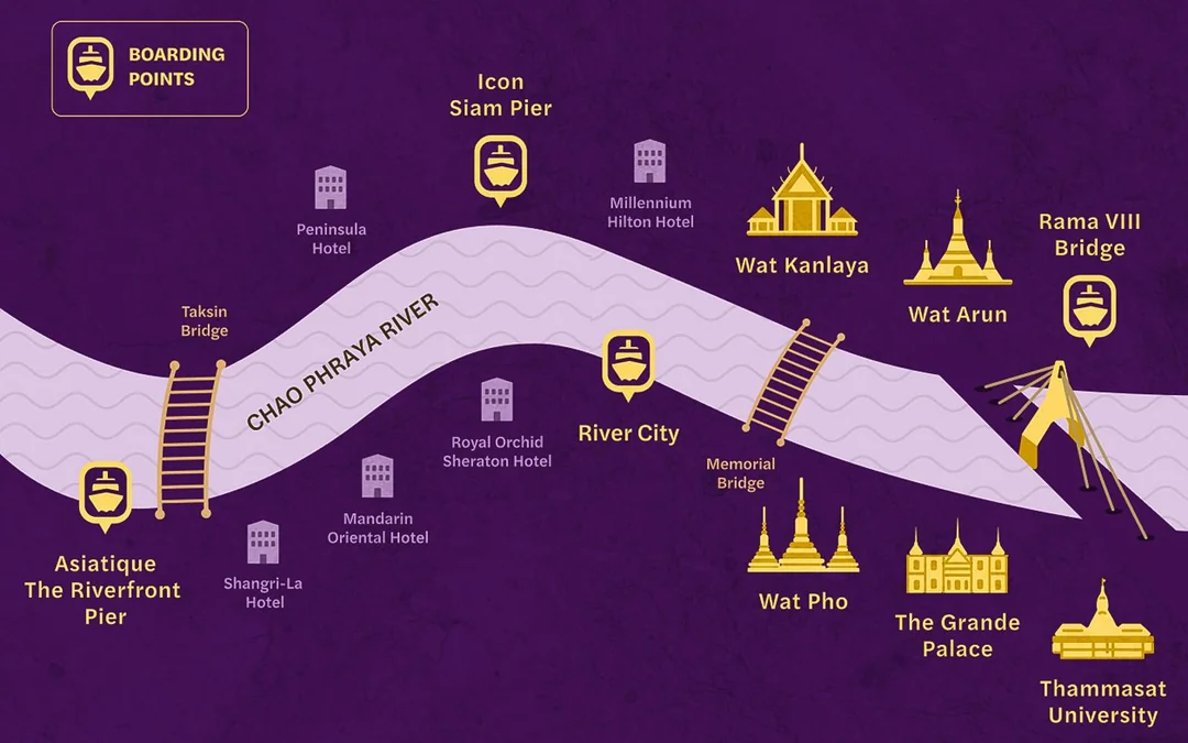 Chao Phraya Tourist Boat: Bangkok 1-Day Hop-on-Hop-off Boat Tour Image 2