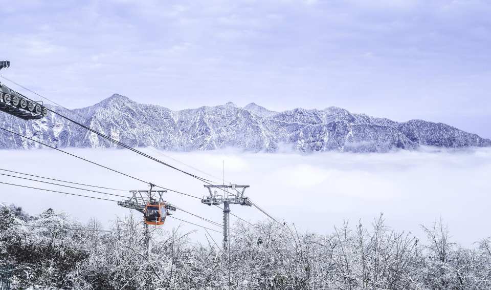 Chengdu, Sichuan | Xiling Snow Mountain Scenic Area, Dayi County | Includes round-trip sightseeing bus + round-trip cable car ticket to Yuanyang Pond