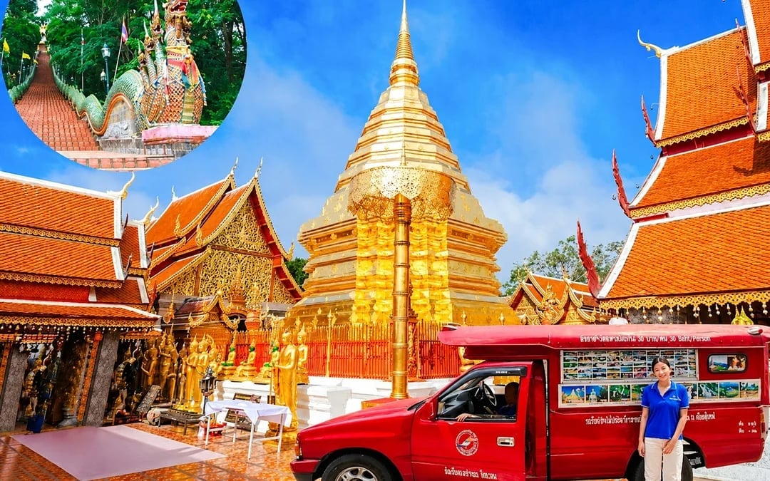 Chiang Mai Doi Suthep Temple and Wat Pha Lat Small-Group Guided Hike on Monk's Trail Image 2