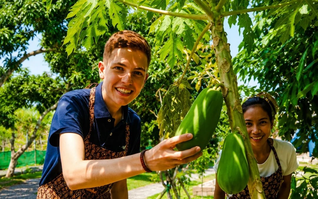 Chiang Mai Thai Cooking Class with Local Market and Organic Garden Visit Image 1