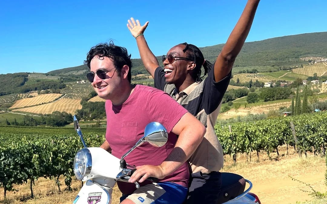 Chianti Vespa Tour with Vernaccia Wine Tasting and Winery Visit at Sunset Image 3