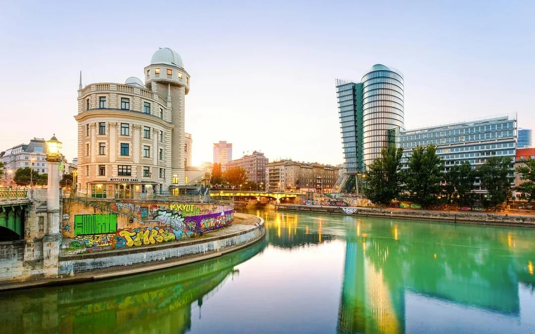 City Sightseeing Cruise on Danube Canal Image 8