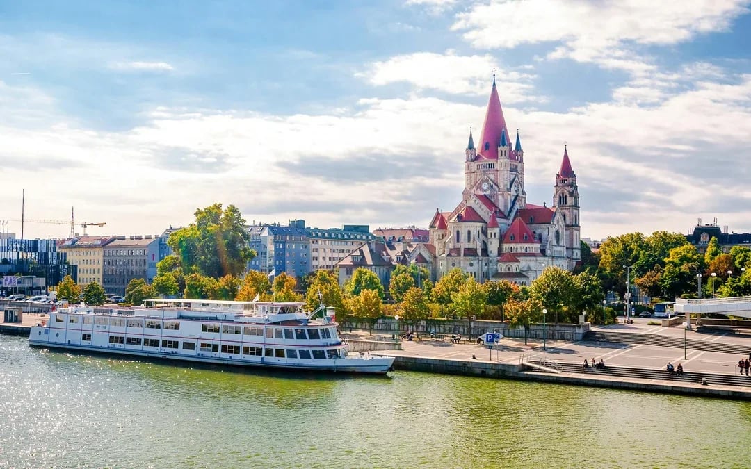 City Sightseeing Cruise on Danube Canal Image 9