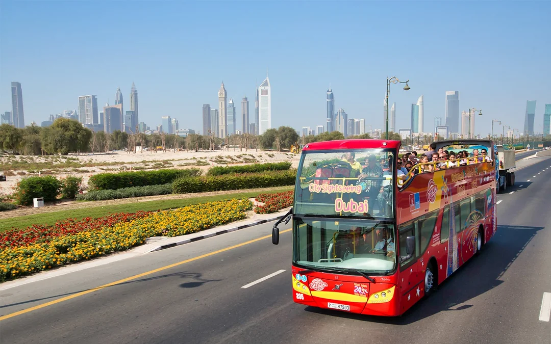 City Sightseeing: Dubai Hop-on Hop-off Bus Tour with Sunset & Night Bus Tour Image 1