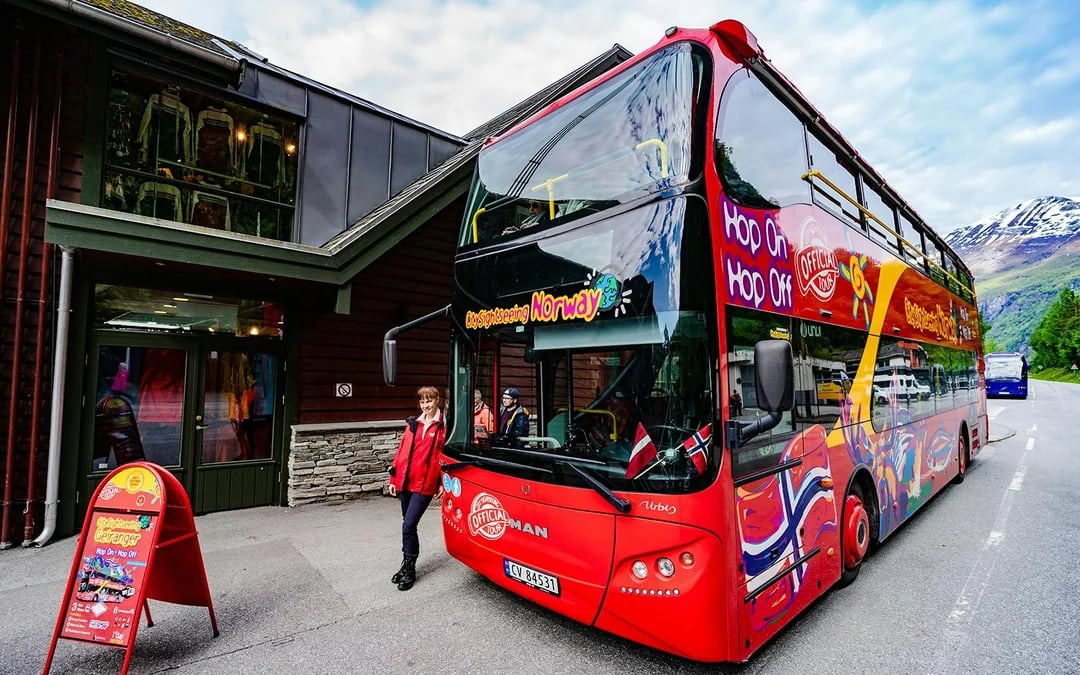 City Sightseeing: Geiranger Hop-on Hop-off Bus Tour Image 1