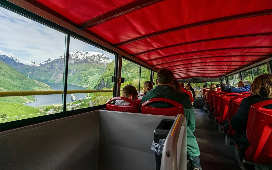 City Sightseeing: Geiranger Hop-on Hop-off Bus Tour Image 3