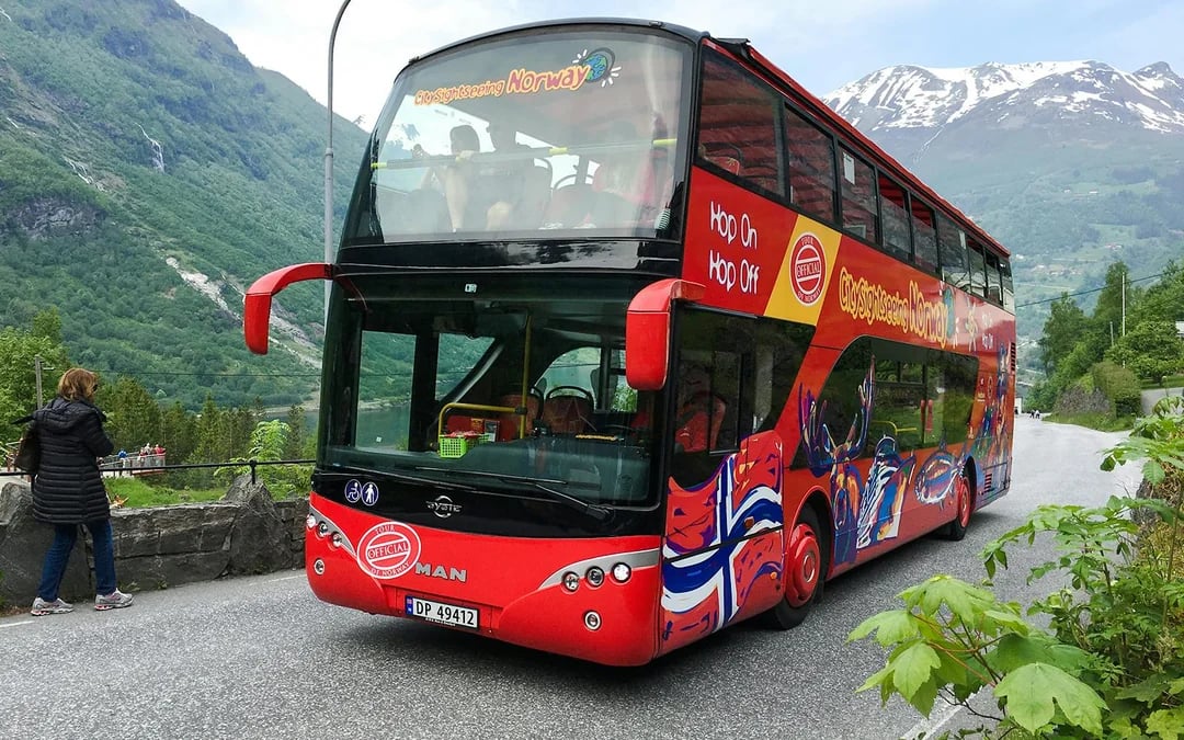 City Sightseeing: Geiranger Hop-on Hop-off Bus Tour Image 4