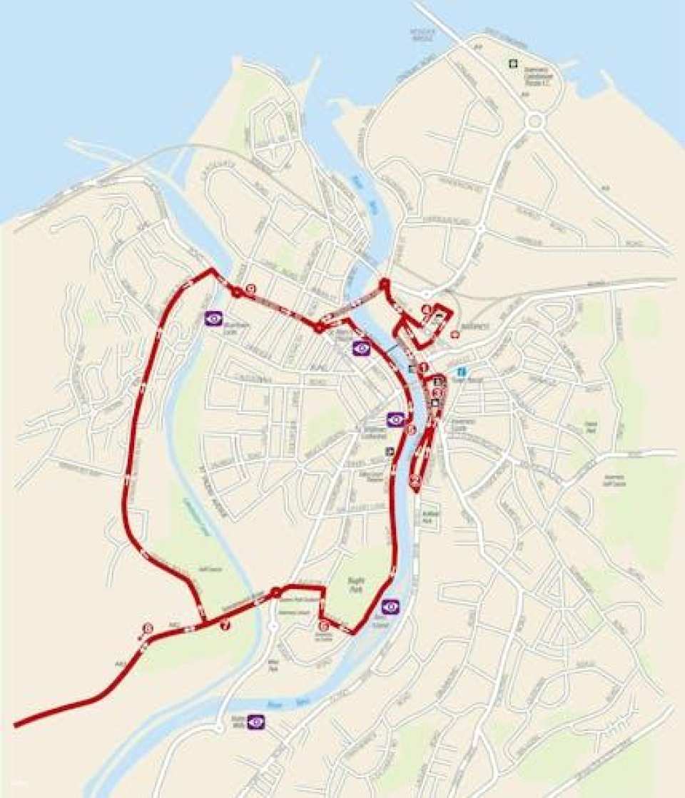 City Sightseeing hop-on hop-off bus tour of Inverness
