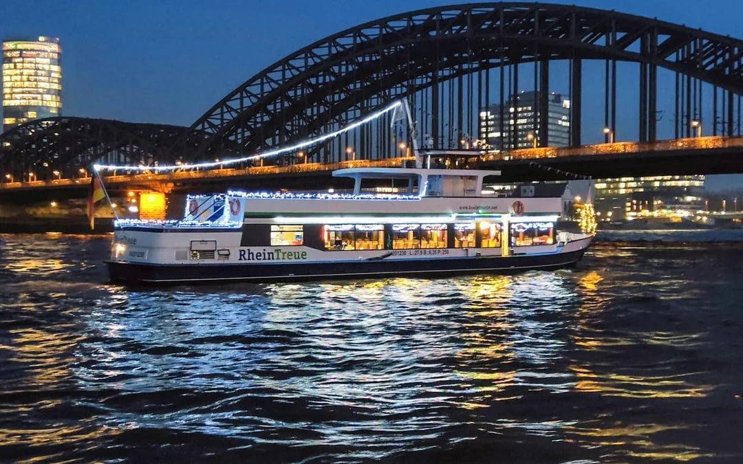 Cologne City Rhine River Advent Cruise with Festive Music Image 2