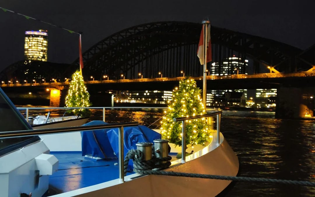 Cologne City Rhine River Advent Cruise with Festive Music Image 6