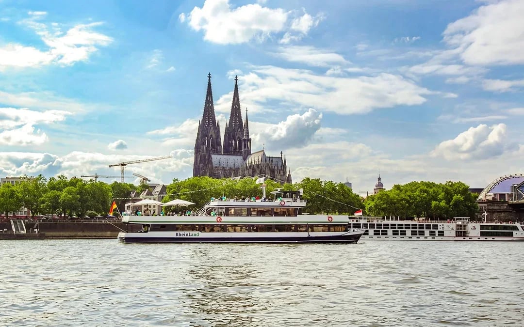 Cologne City Rhine River Sightseeing Cruise Image 1