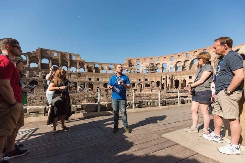 Colosseum with Arena, Roman Forum and Palatine Hill Guided Tour