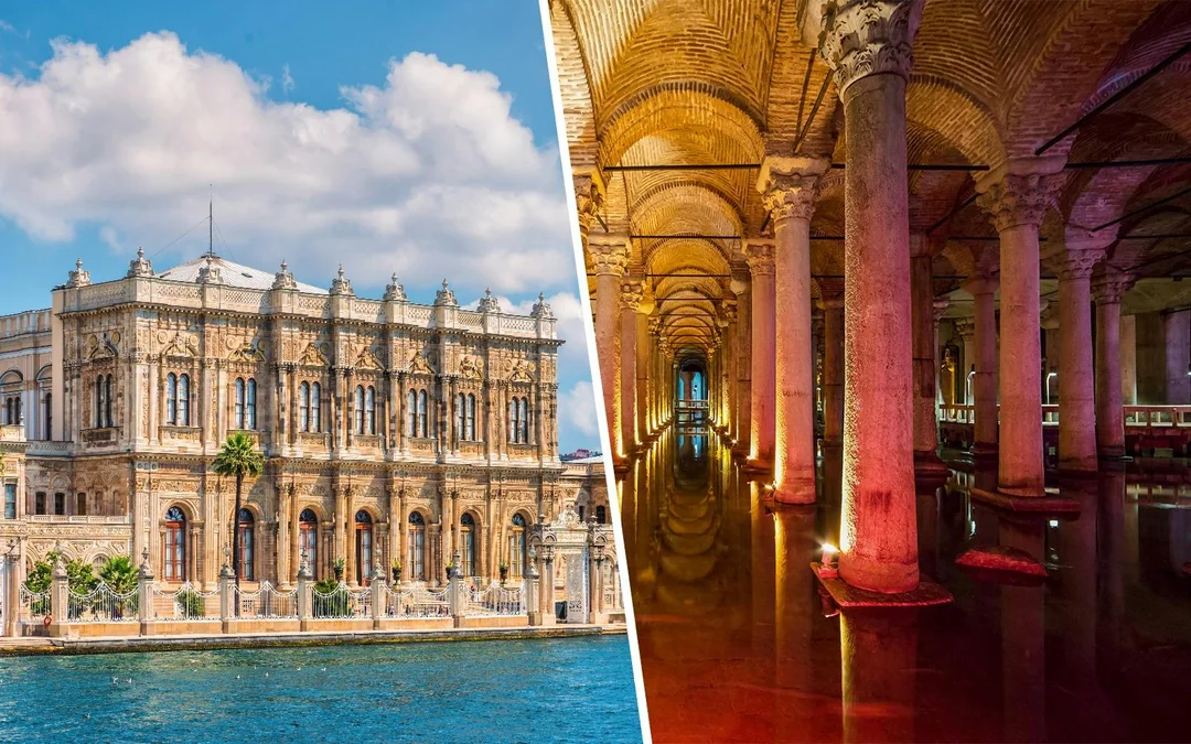 Combo: Dolmabahçe Palace + Basilica Cistern Skip-the-Line Tickets with Audio Guide Image 1