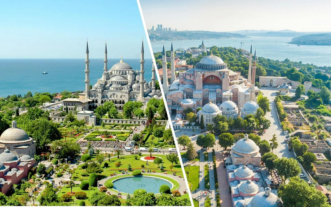 Combo: Hagia Sophia Ticket + Blue Mosque Audio Guide with Optional Guided Tours of Both Venues Image 1
