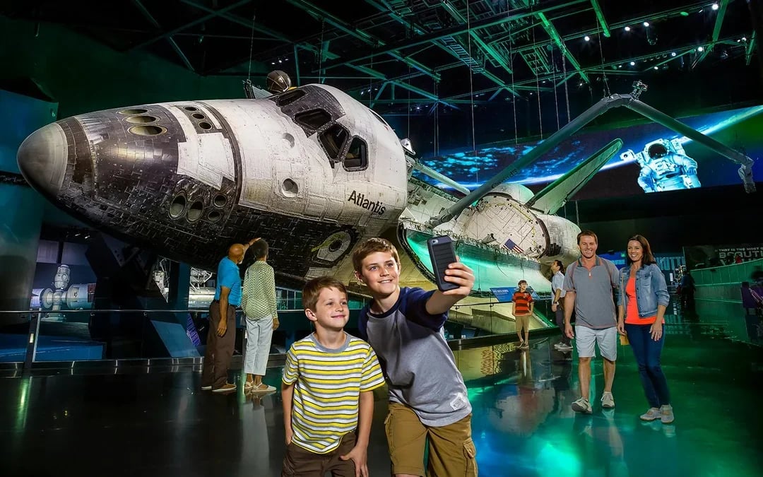 Combo: Kennedy Space Center + Airboat Safari + Round-Trip Transportation Image 1