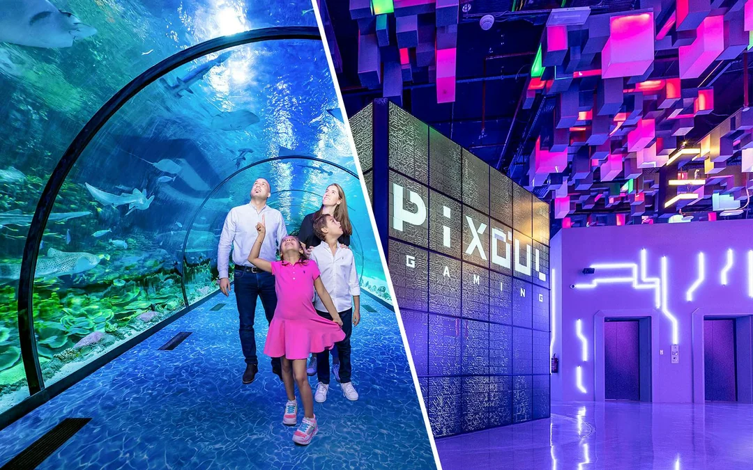Combo: National Aquarium Abu Dhabi + Al Qana Attractions Image 1