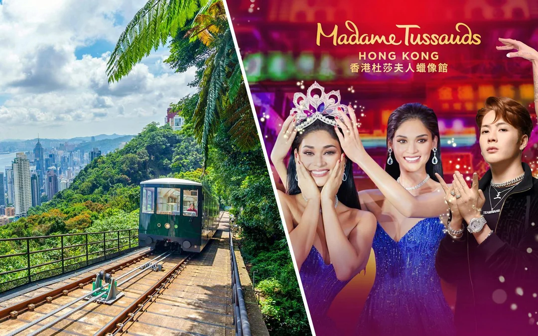 Combo: Peak Tram Round Trip + Sky Terrace 428 + Madame Tussauds Hong Kong Image 1