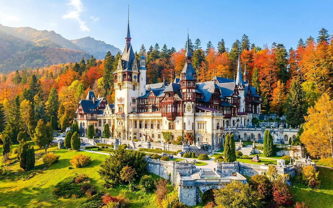 Combo: Peles, Dracula Castle & Brasov + Therme Bucharest (2-Day Tour) Image 1