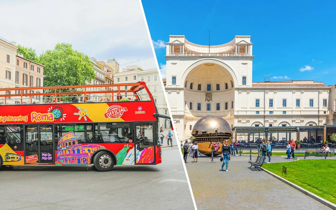 Combo: Rome Hop-on Hop-off Bus Tour + Vatican Museums Skip-the-Line Tickets Image 1