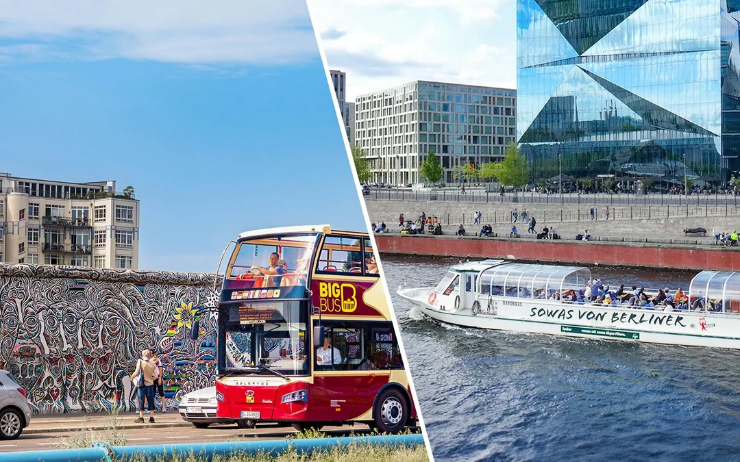 Combo (Save 14%): Berlin Hop-On Hop-Off Bus Tour + Spree River Cruise Image 1