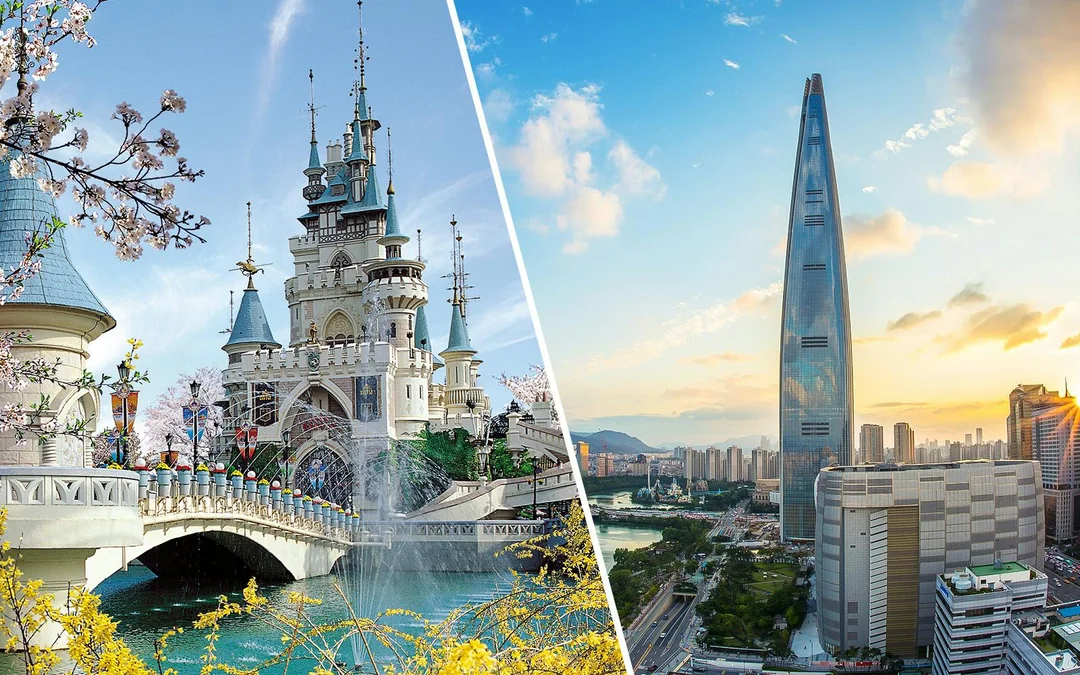 Combo (Save 26%): Lotte World + Seoul Sky Observatory Tickets Image 1