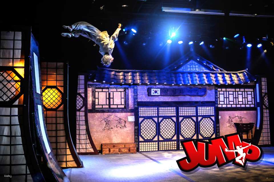 Comic Martial Arts Performance Jump Admission Ticket