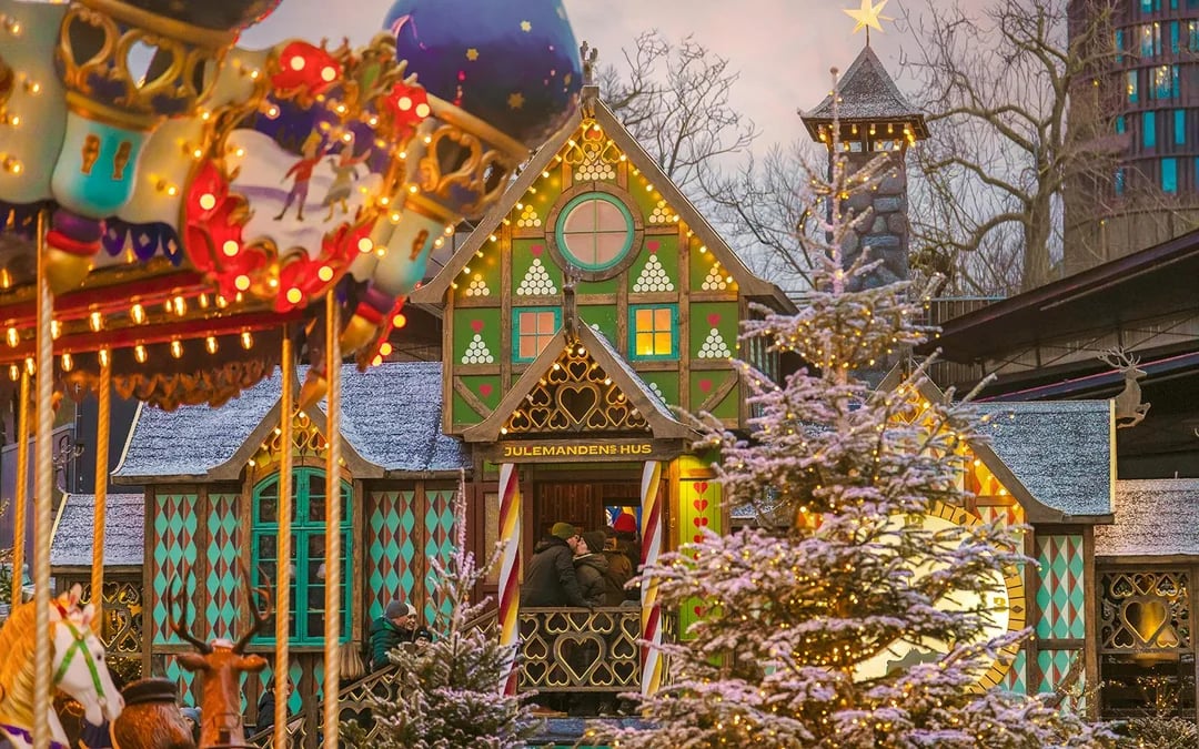 Copenhagen Tivoli Gardens Christmas Admission Ticket and Unlimited Ride Pass Image 4