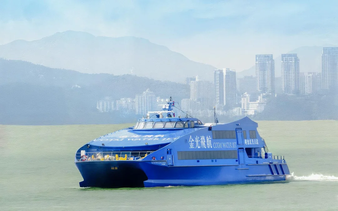 Cotai Water Jet Tickets: Hong Kong–Macau Ferry Terminal to Macau Taipa Ferry Terminal Image 1