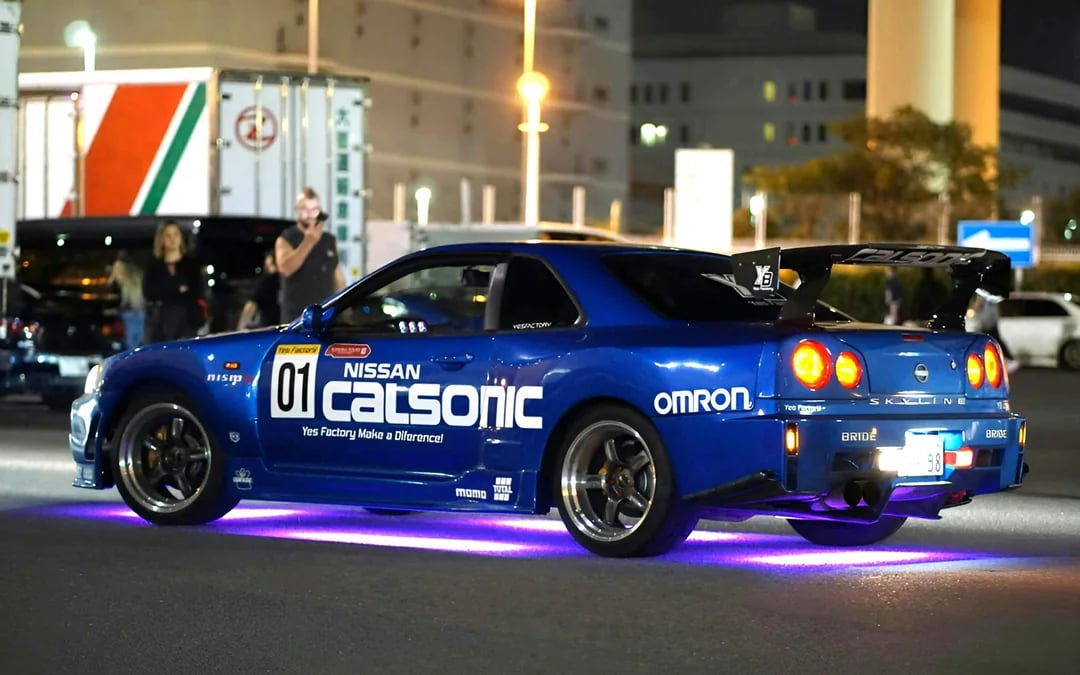 Daikoku PA Car Meeting Fast and Furious with Skyline 34 Image 4