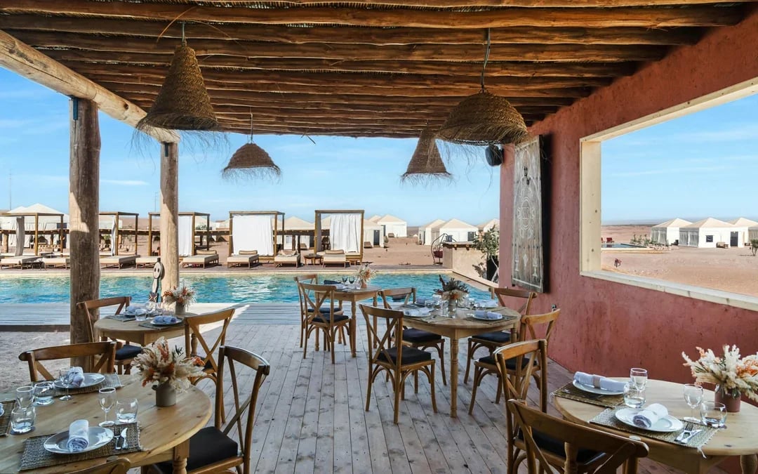 Day Pass at Les Terrasses d'Agafay with Pool Access & Lunch Image 1