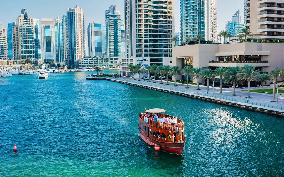 Dhow Cruise Dinner in Dubai Marina with Live Entertainment Image 1