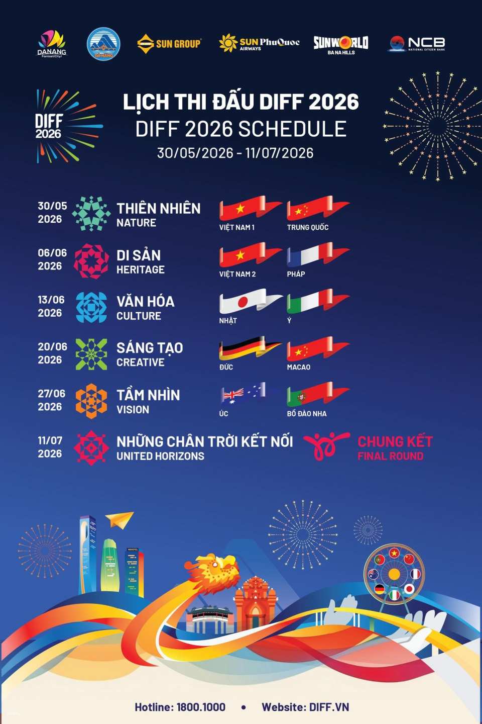 DIFF 2026 | Danang International Fireworks Festival Ticket | Get Free Vouchers on KKday