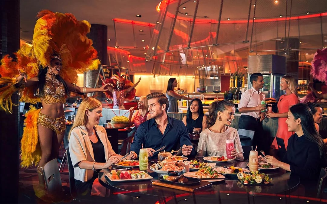 Dinner Buffet at Saffron Atlantis the Palm with Entry to Ambassador Lagoon Aquarium Image 2