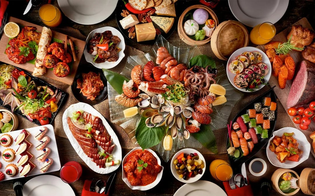 Dinner Buffet at Saffron Atlantis the Palm with Entry to Ambassador Lagoon Aquarium Image 3